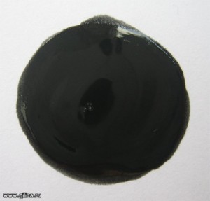 Лак чёрный для ногтей L-024 Насыщенно черный, плотный,12 мл.