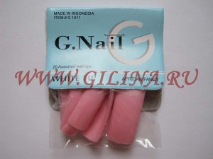 Типсы для наращивания ногтей G.Nail #720 Цветные типсы для наращивания ногтей G.Nail #720 В упаковке 20 типс