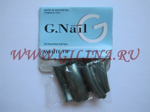 Типсы для наращивания ногтей G.Nail #723 Цветные типсы для наращивания ногтей G.Nail #723 В упаковке 20 типс
