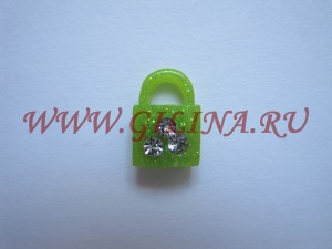Украшение для ногтей Lock #048 Украшение для дизайна ногтей Lock #048Размер: 6x4 мм. Цена за 1 шт.