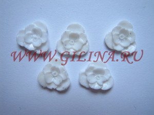 Силиконовые цветы для ногтей C21 Объемные силиконовые цветы для дизайна ногтей C21Диаметр: 5 мм.В упаковке 5 шт.