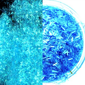 Блестки соломка голубые F018-8 