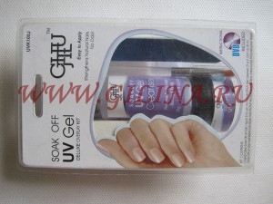Набор для наращивания ногтей гелем SOAK OFF UV GEL (Дефект) Дефект: В наборе нет диска, помята упаковка