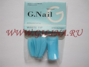Типсы для наращивания ногтей G.Nail #727 Цветные типсы для наращивания ногтей G.Nail #727В упаковке 20 типс