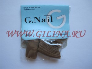 Типсы для наращивания ногтей G.Nail #724 Цветные типсы для наращивания ногтей G.Nail #724 В упаковке 20 типс