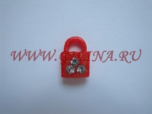 Украшение для ногтей Lock #043 Украшение для дизайна ногтей Lock #043Размер: 6x4 мм. Цена за 1 шт.