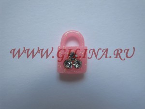 Украшение для ногтей Lock #044 Украшение для дизайна ногтей Lock #044Размер: 6x4 мм. Цена за 1 шт.