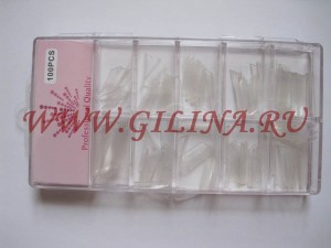 Типсы для наращивания ногтей Delta L-071 Типсы прозрачные, для наращивания ногтей Delta L-071 В упаковке 100 шт.