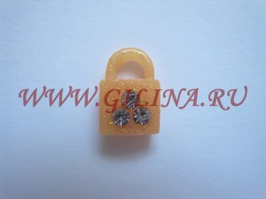 Украшение для ногтей Lock #046 Украшение для дизайна ногтей Lock #046Размер: 6x4 мм. Цена за 1 шт.