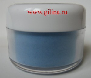 Акриловая пудра цветная голубая Акриловая пудра цветная голубая 12 гр. Применяется для дизайна ногтей