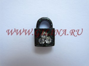 Украшение для ногтей Lock #051 Украшение для дизайна ногтей Lock #051Размер: 6x4 мм. Цена за 1 шт.
