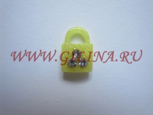 Украшение для ногтей Lock #052 Украшение для дизайна ногтей Lock #052Размер: 6x4 мм. Цена за 1 шт.