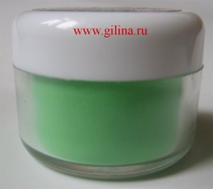 Акриловая пудра цветная зеленая Акриловая пудра цветная зеленая 12 гр. Применяется для дизайна ногтей