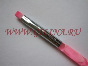 Кисть для геля J&amp;Z Pink Кисть для наращивания ногтей гелем J&amp;Z Nail Art Brush Pink