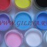 Набор цветных акриловых пудр Gilina Nail в столбике - acrylic for nail 16081213.jpg